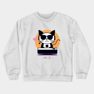 DJ Cat Crewneck Sweatshirt